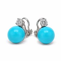 Earrings Ultima Edizione Woman Colore in Silver Turchese OAO5751